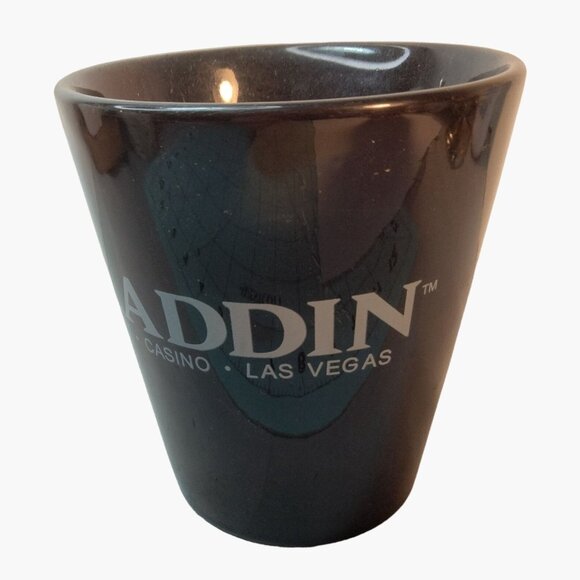 Aladdin Resort Casino Las Vegas Mug Black Ceramic Coffee Cup - Picture 1 of 7